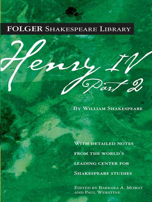 Title details for Henry IV, Part 2 by William Shakespeare - Available